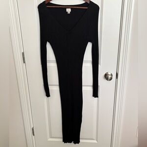 a new day | Long Sleeve Sweater Dress